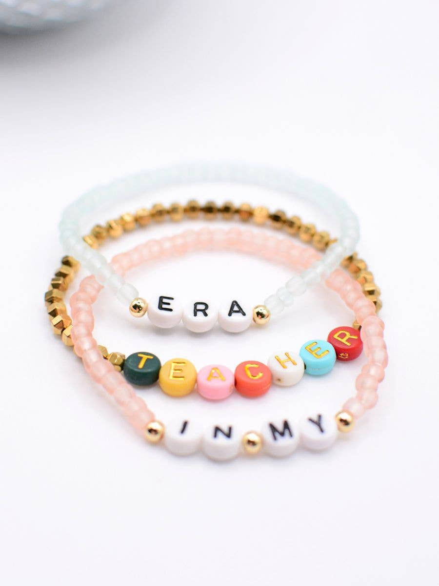 In My Teacher Era Bracelet Set