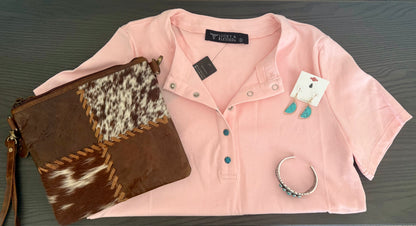 Desert Rose Henley