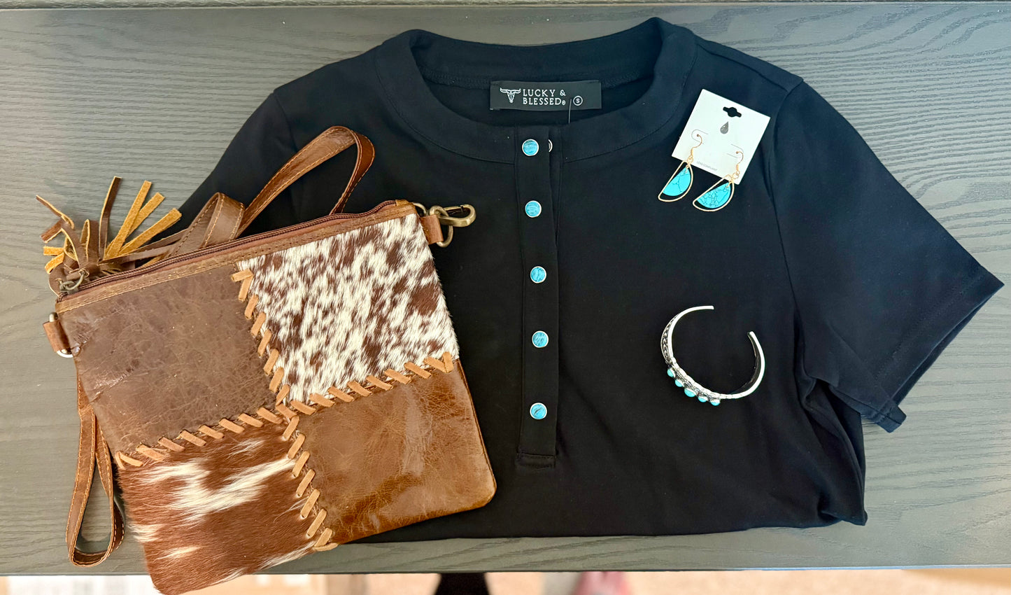 Black Dust Henley